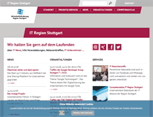 Tablet Screenshot of it.region-stuttgart.de